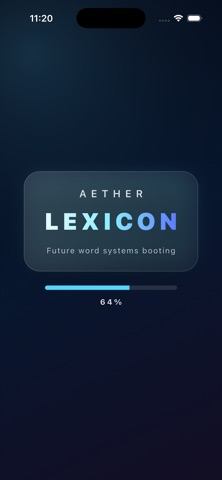 Aether Lexicon app screen 1